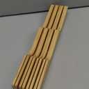 Knife Drawer Organizer, Bamboo Wood Knife Holder, Knife Block Fit for 7 Knives (Natural)