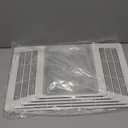 S97013662 Nutone Bathroom Fan Cover Grille and Lens Assembly Kit Compatible with Broan Nutone bathroom fan cover 655, 656, 657, 659, 695, HFL695, 696 Bathroom Vent Cover, 16.5"D x 10.6W x 2.3"H