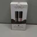 Electric Salt and Pepper Grinder Set Automatic Battery Pepper Mill Shakers Adjustable Coarseness Upgraded Larger Capacity with Led Home and Kitchen Appliances Birthday Gifts for Women Mom