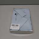 Lion Nardo Slim Fit Dress Shirts for Men Stretch Muscle Fit Long Sleeve Dress Shirts Wrinkle Free Formal Button Down Shirts (Small, Light Grey Blue)