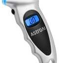 AstroAI Digital Tire Pressure Gauge 0-150PSI Calibrated to ANSI B40.7 +/-1PSI, Accurate in 0.1 Increments, Tire Repair Tools 4 Pressure Measurements for Car Truck with Backlight LCD, Silver
