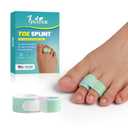 Hammer Toe Straightener Corrector for Women & Men - 1 Pc Adjustable Broken Toe Splints Wraps Support for Crooked, Curled, Bent Toes (Multicolor)
