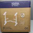 KMINA Toilet Safety Rails for Seniors, Heavy Duty Frame with Handles, Adjustable Height and Width, Handicap Grab Bars