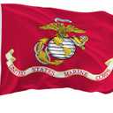 US Marine Corps Flag for Outside Heavy-Duty US Military Army with Embroidered Stars Reinforced Material USA Flag Built for Outdoors Sewn Stripes UV Protection Brass Grommets (3x5 ft)