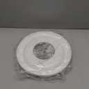 2Packs Molded Nylon Ceiling Medallion for Light Fixtures and Ceiling Fans, 9.8"OD x 4"ID x 0.94"P (Fits Canopies up to7-1/4")White