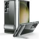 ESR for Samsung Galaxy S23 Ultra Phone Case, 3 Stand Modes Kickstand for S23 Ultra Cover, Military-Grade Drop Protection, Slim Fit, Boost Series Case, Clear