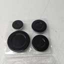 4 Cooker Hat Set Oven Gas Hob Burner Crown Gas Stove Burner Caps Flame Cap Cover for Kitchen Fit to Most Stove Handles Lid Kit Quality Metal Stove Knob, 3 Sizes