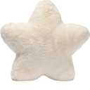 Star Pillow Plush - Ultra Soft Creamy White, 18 Inch