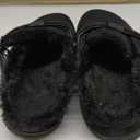 Hsyooes Fur Lined Clogs for Women Men Suede Winter Slippers Arch Support Slip on Mules Potato Shoes with Removable Cushion Footbed Warm Home House Shoes (8.5 Women/7 Men, Deep Blue)