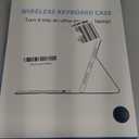 Harvopu Compatible for iPad 11th 10th Generation Case with Keyboard, Folio Cover with Pencil Holder, Multi-Touch Trackpad, 7 Color Backlit, Detachable Keyboard for iPad (A16) 11th/10th Gen (Navy Blue)