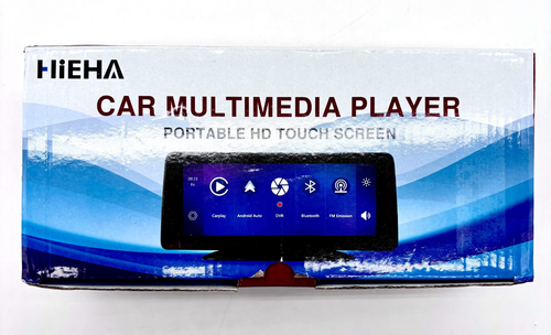 HIEHA Portable HD Touch Screen Car Multimedia Player with 5G WiFi and GPS