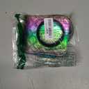 WOGOZAN Protective Case for Fujifilm Instax Mini 12 Instant Case, Mini 12/11 PU Leather Camera Case with 64 Pocket 2x3 Photo Album, Metal Chain Shoulder Strap (No Camera) - Pearl Blue Purple