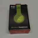 Upgraded Hybrid Active Headphones with Transparent Modes Playtime Wireless Bluetooth with Mic Deep Bass Soft-Earpads Fast Charging-Green