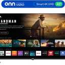 ONN Smart TV 43" Powered by VIZIO Technology Class 4K UHD, DTS:X and DTS:Virtual X, 60Hz Refresh Rate, Dolby Vision HDR, Smart Home Ready, Bluetooth Capable - 43S4V1 