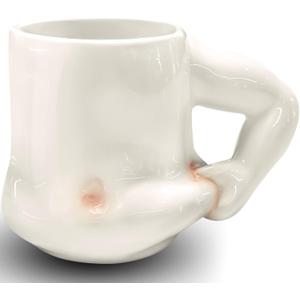 Funny Father's Day Gifts for Dad - Novelty Dad Mug from Daughter Son Wife, Handcrafted Funny Coffee Mug with Father Figure, Unique Birthday Gifts, 12.85 oz