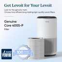 Levoit Core 400S-P Air Purifier Genuine Replacement Filter, AHAM VERIFIDE, Supports HEPA Sleep Mode, High-Efficiency Activated Carbon, Removes Smoke, Odors, Allergens, Core 400S-RF, 1 Pack