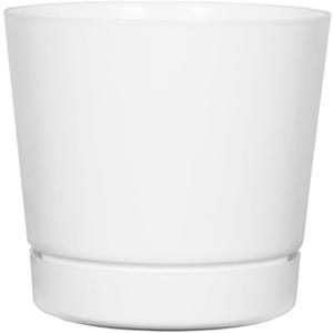 Novelty Majestic Full Depth Cylinder Pot, Glossy White, 12-Inch (10122)