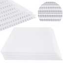 Patelai 4 Pcs 12 x 17 Inches Corrugated Plastic Sheet Corrugated Poster Board 4mm Thick Waterproof Blank Board Sheets Plastic Yard Sign for Garage and Estate Sale, Indoor and Outdoor Use (White)