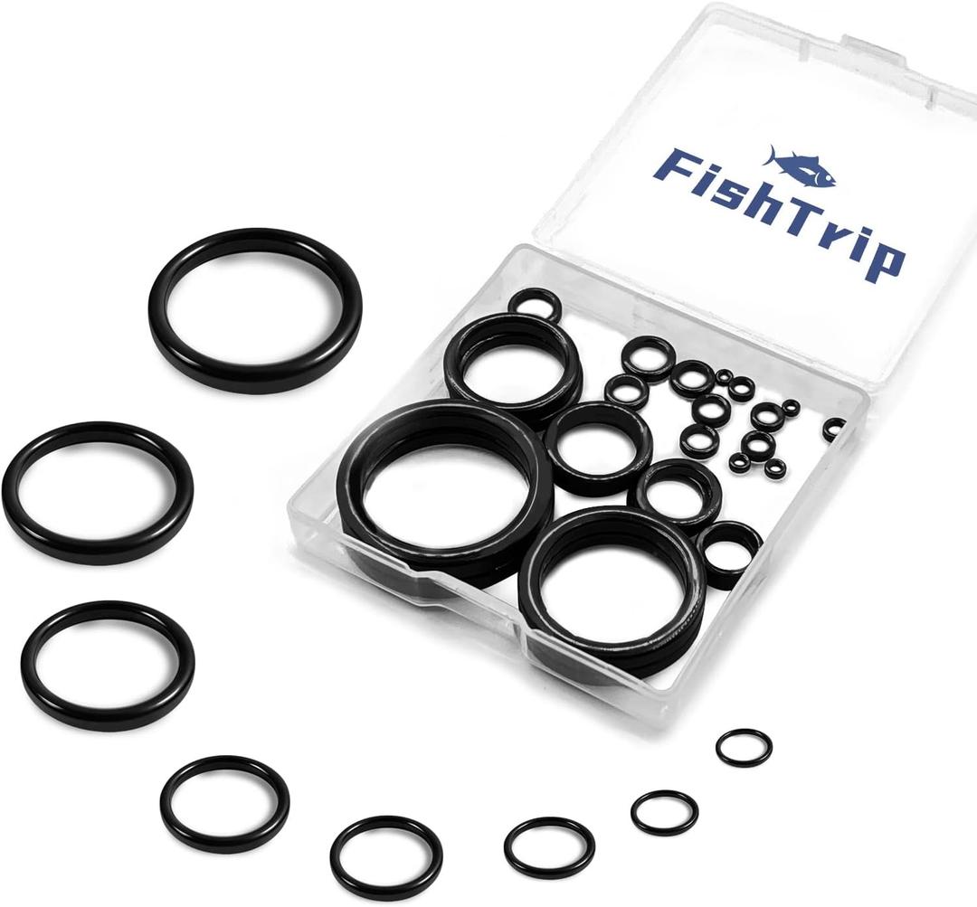 Fishing Rod Eyelet Repair Kit 60Pcs/160Pcs Fishing Rod Repair Kit 12 Sizes Fishing Pole Ceramic Guides Rings Replacement Kit