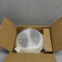 CAROTE 8 Inch Non Stick Frying Pan with Lid,White Granite Nonstick Skillet Omelet Pans, Egg Pan Granite Cookware, PFOS & PFOA Free