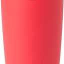 Owala SmoothSip Slider Insulated Stainless Steel Coffee Tumbler, Reusable Iced Coffee Cup, Hot Coffee Travel Mug, BPA Free 20 oz, Pink/Red (Strawberry Fields)