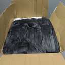 Heated Blanket -Soft and Comfortable Electric Throw,5 Heat Settings and 3H Auto Shut-Off Heating Blanket ETL&FCC Certification Machine Washable (Grey), 6.5 by 6.5 Feet 