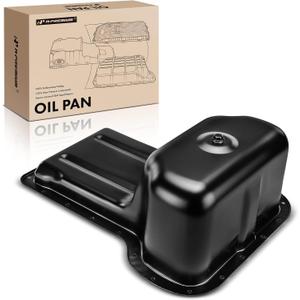 A-Premium Lower Engine Oil Pan Sump with Drain Plug Compatible with Ford F-250/250/350/450/550 Super Duty 2003-2010, V8 6.0L Diesel