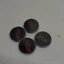 4PCS 59mm 2.3 inch RS Wheel Center Cap Hub Covers 4pcs Tire Valve Stem Cap Covers Compatible with Chevy Camaro Equinox Trax Cruze Malibu Impala Volt Grand RS Accessories (Black Red)