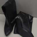 DREAM PAIRS Knee High Boots for Women, Sexy Pointed Toe Stiletto High Heel Boots, Fashion & Classic Dress Shoes (6, Black-pu)