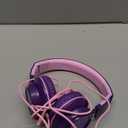 AILIHEN C8 Girls Headphones, On-Ear Headphones Wired with Microphone and Volume Control Foldable Corded Stereo 3.5mm Headset for Girls School Chromebook Laptop Computer PC Tablets Travel (Purple Pink) (Medium)