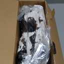 Heated Blanket Throw Blanket - Fast Heating Electric Blanket, Soft Flannel Heated Throw with 10 Time Settings,10 Heating Settings, Warm Gifts for Women & Mom & Grandma(50"x60"Cow Print White) (01 - Black Ombre-white)