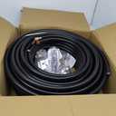 Compressed Air Piping System, 3/4 Inch x 200 FT Black HDPE Pipe,Aluminum Wall Outlet Blocks, Rapid Air Compressor System Accessories and Air Line Kit for Shop,Garage