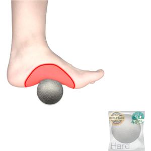 Plantar Fasciitis Relief Massage Ball Lacrosse Ball, Foot Massage Roller & Myofascial Release Ball for Foot Pain, Trigger Point Therapy, Hard Ball for Deep Tissue & Fascia Massage