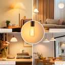 Edison Light Bulbs 8W, 80W Equivalent Dimmable Vintage LED Light Bulbs, 800LM E26 Medium Base Soft White 2700K LED Bulb, ST19 90+ CRI LED Bulb, Clear Glass,12 Pack