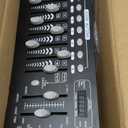 192 DMX Controller Use for Editing Program of Stage Lighting,DMX 512 DJ Controller Stage Light Controller Panel DMX Console for Party Music Show Christmas and Halloween (Black (1 Pack))