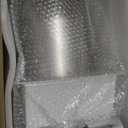 6" White Dryer Vent Cover - 304 Stainless Steel Wall Cap, Screen and Damper