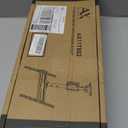 AX WABER Ceiling TV Mount with Power Outlet for 27-65 inch Flat Screen Displays, Max VESA 400x400mm, Hang Adjustable Ceiling TV Bracket Fits Most LCD LED TVs, Pole Ceiling Mount Holds up to 110lbs