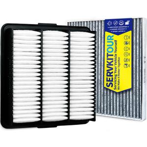 Engine Cabin Air Filter Set for Elantra (2021-2025) Only Gas, for Kona (2024-2025), Replace 28113-AA100, 97133-L1000