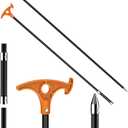 itayak 8.39'/12.3' Shallow Water Anchor Pole (Gloves Included)