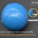 4 inch Therapy Ball for Release Hip Flexors, Pain Relief for Lower Back Thigh Muscles, Small Exercise Ball for Physical Therapy, Blue