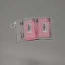 2 x 2 Pack Silicone Suction Cup Phone Case Mount Double-Sided, Hands-Free Strong Grip Holder for iPhone and Android, Sticky Phone Stand for Selfies and Videos, Tender Pink+Transparent