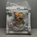 Time Followers 6-in-1 Baby Activity Center | Jumpers and Bouncers | 4 Stage Grow Stationary Standing Toddler Play Table | Shower Gift | Infant Essential for Baby Ages 6-36Month (White)