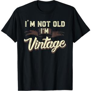Im Not Old Im Vintage Funny Adult Senior Mens Dad 60's T-Shirt Small