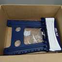 Delxo Folding Step Stool 17.5 Inch,Heavy Duty Step Stools for Adults,Non Slip Folding Stool with Handle,Premium Portable Foldable Step Stool for Kitchen Bathroom Bedroom Up to 400LBS,(Royal Blue,1PC)