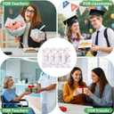 20 Set Employee Christmas Gifts with Bulb Keychains Motivational Ballpoint Pens Thank You Card Office Appreciation Gift for Staff, Teachers & Team Holiday Party Favors