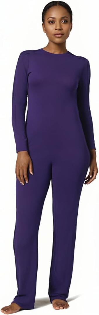 J & E Talit Inc. Womens Alzheimers Clothing - Alzheimer Anti-Strip Jumpsuit (Small)
