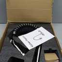 Wall Mount Kitchen Sink Faucet with Pull Out Sprayer Tow Function Commercial Spring Faucets 2 Industrial Handle High Arc Center Kitchen Faucets, Brushed Finish