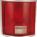 Tail Light Lens for 78-91 Chevy/GMC Blazer/Suburban (w/Chrome) Right Driver Side