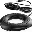 NFESOLAR Bird Bath Heater for Outdoors in Winter, 70W Pond De-Icer with Thermostatic Controlled, Metal Casing, Safe for Birds Chickens Animols, Black