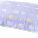 Comfortable Cotton Pillow Towel Covers Perfect for Bedroom or Travel Comfortable Sleeps Easy to Easily Care Cotton Pillowcase (Blue Cloud) Size B